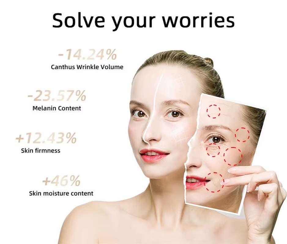 Beauty Silicone Led Red Light Therapy Facial Mask Device and Neck Led Mask for Face Led Mask Face